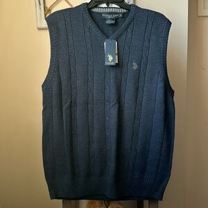 US polo ASSN men’s new sweater vest new with tags NWT